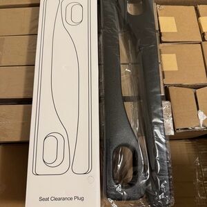 Black Seat Clearance Plug set of 2